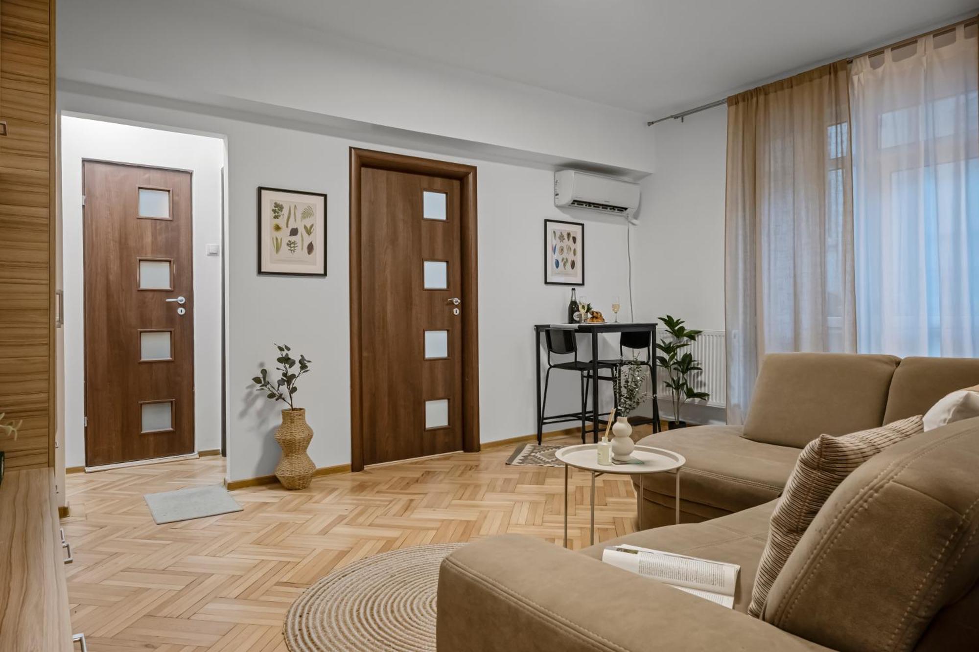 Earthy Escape - Central Apt With Balcony Βουκουρέστι Εξωτερικό φωτογραφία